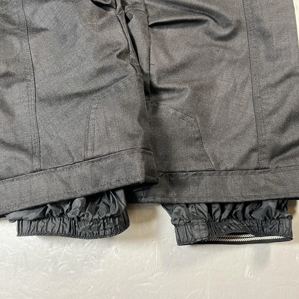 Obermeyer Ski Snow Pants Girls Juniors 6 Black Insulated‎ EWS Gaiters Waterproof